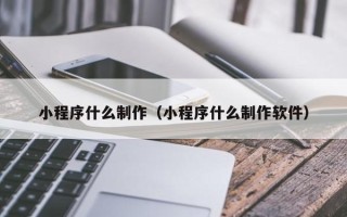 桐乡小程序什么制作（小程序什么制作软件）